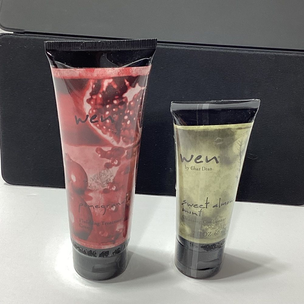 WEN By Chaz Dean Sweet Almond Mint Pomegranate Lot C Finishing Treatment Creme N
